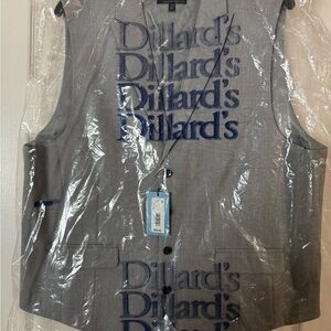 Classic Gray Button-Up Vest